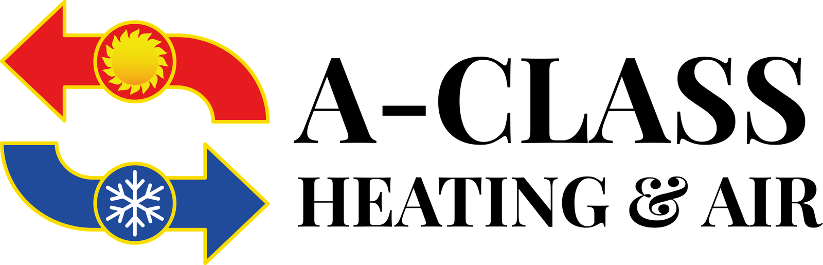 A-CLASS Heating and Air Logo
